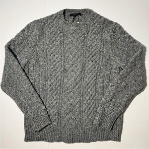 Express The Tweed Cable Knit Sweater